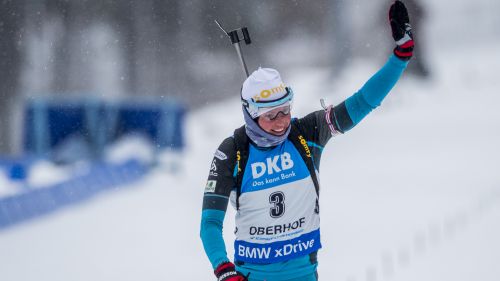 Marie Dorin Habert conquer the 'Pursuit of Oberhof