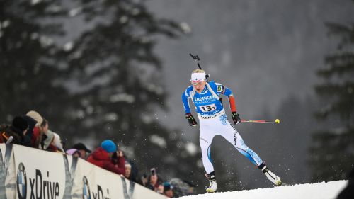 Kaisa Mkrinen it gives the Sprint in Ruhpolding