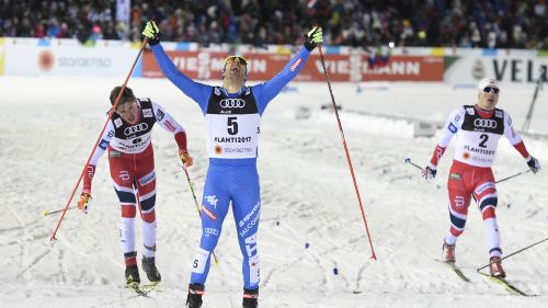 Video dell''Oro Federico Pellegrino in Sprint Free Technique of Lahti World