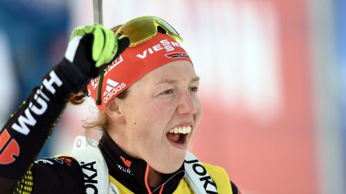 Dahlmeier 10 laude with Cup, first podium for Lisa Vittozzi