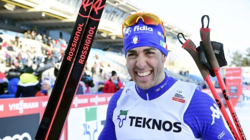 Federico Pellegrino returns to the podium after 40 days: second behind Klaebo in Lahti