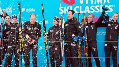 Granfondo: the Lager 157 Ski Team wins the team prologue of the Visma Ski Classics in Livigno
