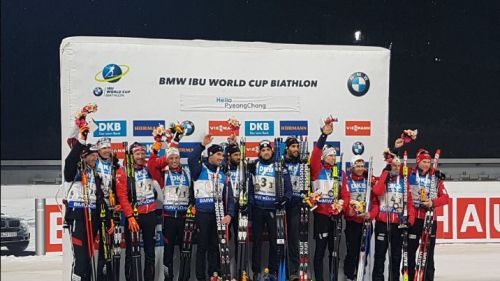 France won the men's Relay for Pyeong Chang; Cup of Russia