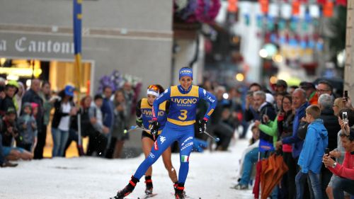 Lisa Vittozzi and Paolo Rodigari win the 1K Shot of Livigno