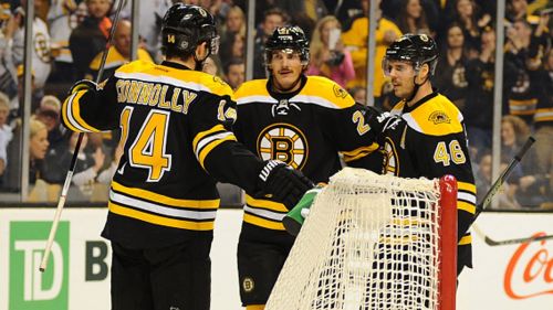Loui eriksson hat trick vs wild
