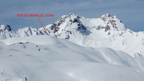 Gran San Bernardo - Tete di Crévacol 2.610m