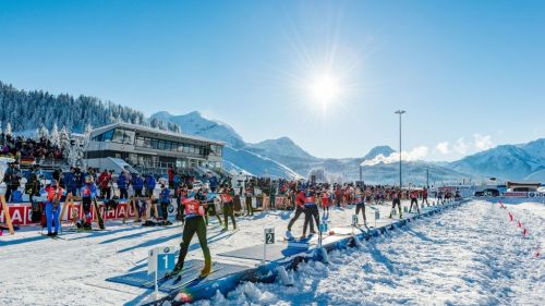 The biathlon World Cup lands in the Alps: the start lists of the Sprint of Hochfilzen, blue with low numbers