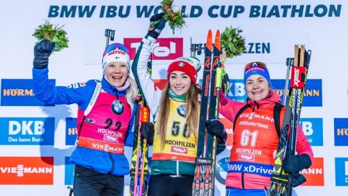 Biathlon: Dorothea Wierer triumphs in the women's Sprint of Hochfilzen