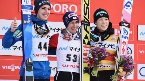 Salto: Stefan Kraft makes a double on the Sapporo Okurayama
