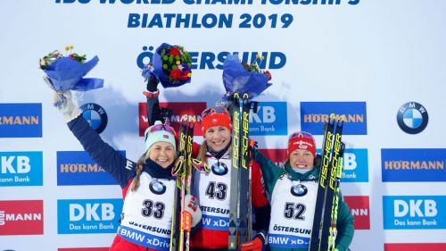 Biathlon: Anastasiya Kuzmina world champion in the Women's Sprint