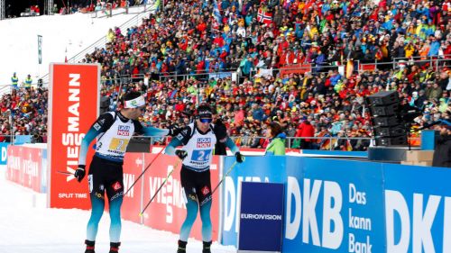 Live from Hochfilzen: it's Norway vs France rematch in the men's relay, it starts at 11:45