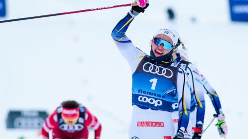 Linn Svahn trionfa nella 15 km TC della Val di Fiemme, Diggins soffre ma resta al comando del Tour de Ski