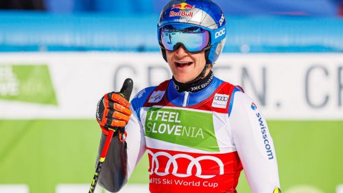 Odermatt in command after the first round of the Gigante bis of Kranjska Gora, De Aliprandini must chase