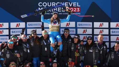 Al giro di boa dei mondiali di Courchevel-Méribel il Gioco dei Podi by Völkl ha un solo padrone