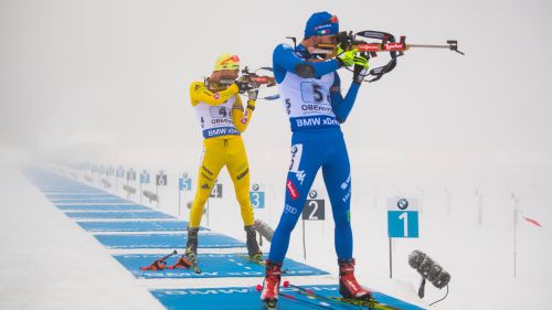 Italia seconda nella staffetta maschile, nella nebbia di Oberhof vince la Svezia