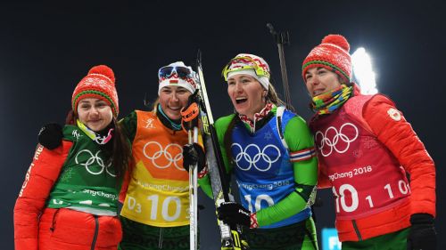 Belarus triumphs in the women's relay, fourth Olympic gold for Darya Domracheva