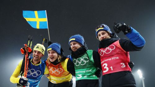 Sweden triumphs dramatically in the men's relay
