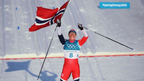 Marit Bjørgen epica nella 30 km femminile in tecnica classica