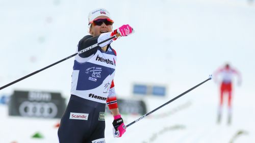Oestberg beat Johaug in a sprint in the pursuit of Dobbiaco, third Heidi Weng