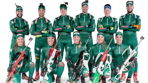 The biathlon national arrives in Norway