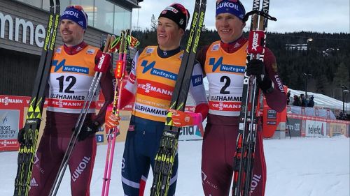 Klæbo si dimostra imbattibile, sua anche la sprint di Lillehammer