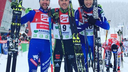 Alessandro Pittin è tornato, a Ramsau è secondo alle spalle di Fabian Riessle
