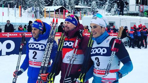 A Lenzerheide Pellegrino si arrende solo a Sergey Ustiugov, terzo Chanavat
