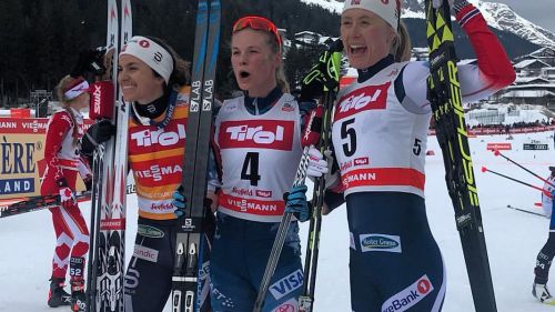 Diggins mette in fila le norvegesi nella 10 Km in tecnica libera di Seefeld