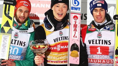 In Oberstdorf Ryoyu Kobayashi beat Markus Eisenbichler