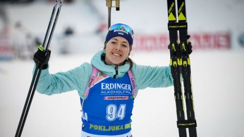 Biathlon: Yuliia Dzhima surprisingly wins the 15 km of Pokljuka