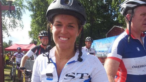 Maria Pietilä Holmner, incidente in bicicletta