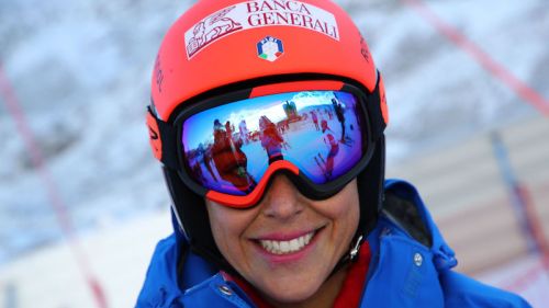 The starting list of the female giant of S lden: Brignone with the number 1