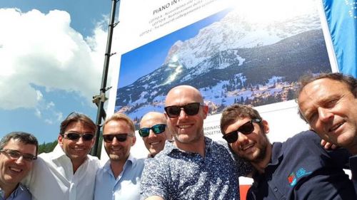 Cortina 2021, work began on the new finish in Rumerlo