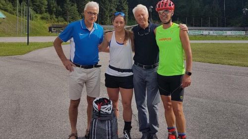 Sofia Goggia trained on the skirolls at Forni Avoltri!