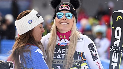 Sofia Goggia and Lindsey Vonn: goal to return to the race in January