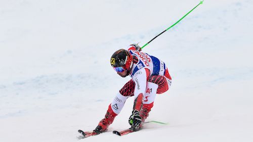 Marcel Hirscher mortgages the victory in the first heat of the Alta Badia giant