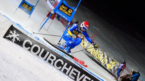 Irene Curtoni terza nello slalom parallelo di Courchevel vinto da Mikaela Shiffrin