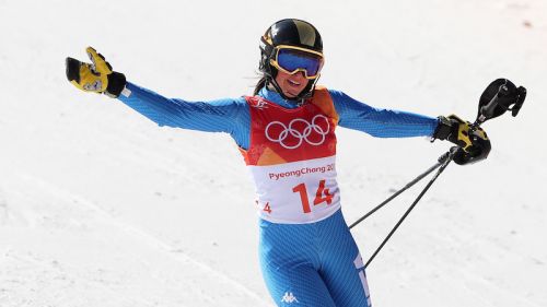 The Azzurri for the first Alpine Ski Team competition in Olympic history