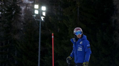 Only Irene Curtoni competing for Italy in the City Event in Oslo
