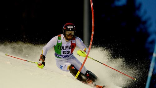 Simon Maurberger also won the second of the two European Cup slaloms in Val Cenis