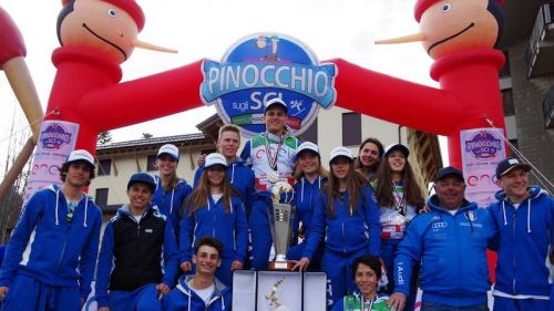 The Pinocchio on the skis makes a stop in Bardonecchia