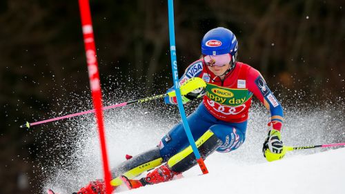 Mikaela Shiffrin fa un altro sport nella prima manche dello slalom di Kranjska Gora