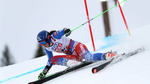 Petra Vlhova gold in the women's giant of the World of Are