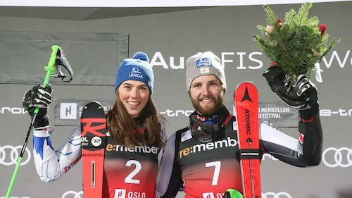 Petra Vlhova and Marco Schwarz win the City Event in Oslo