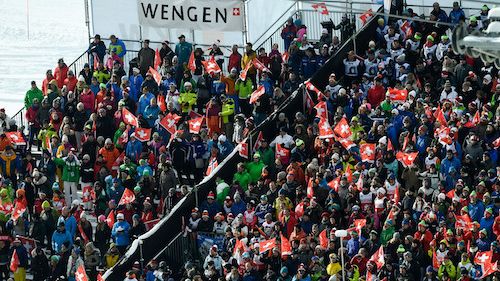 Early the first time trial of Wengen in marted