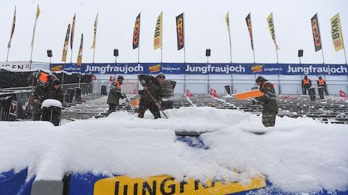 The first time trial of Wengen has been canceled