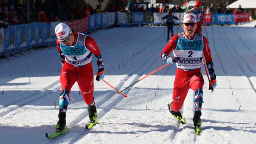 I Mondiali giovanili di Schilpario si aprono nel segno della Norvegia: oro per Hoelsveen e Skari nella sprint TC jr.