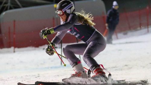 The French Maria Lamure stands out in the parallel of Tignes