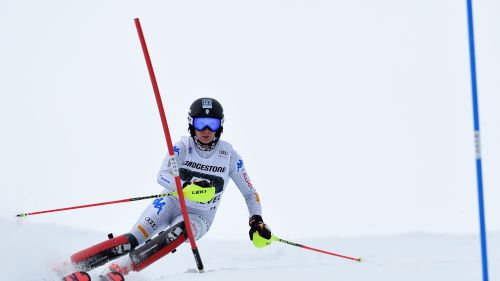Martina Peterlini and Giordano Ronci quarterfinals in the two European Cup slaloms