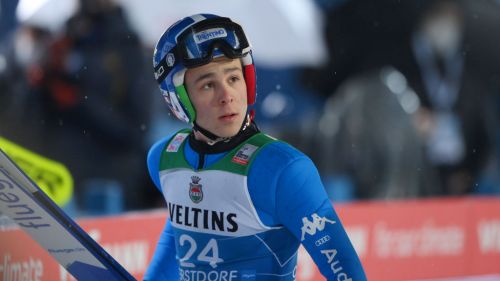 The men's quartet of the blue jump in Stams: four days of work for Bresadola & Co.